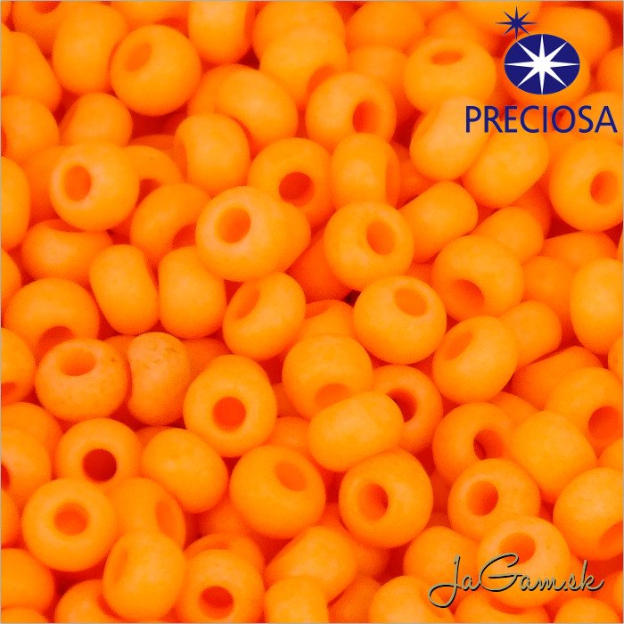 Rokajl Preciosa 8/0 oranžová NEON 10g (16004_8)